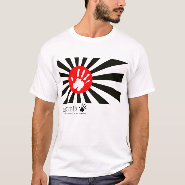 T-shirt Conception de Japonais de fessée (Devant)