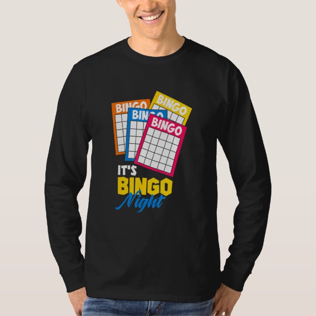 T-shirt Conception De Jeu De Carte De Bingo Pour Caller -  (Devant)