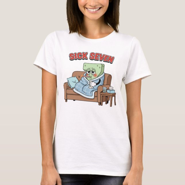 T-shirt Conception de jeu de mots amusant de costume Sick  (Devant)