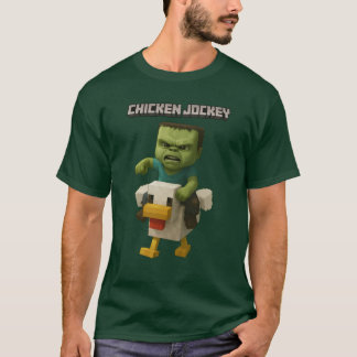 T-shirt Conception de jockey de poulet Minecraft - Baby Zo