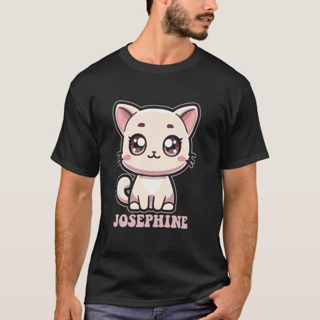 T-shirt Conception de Josephine Mignonne Kitty Chat pour l (Devant)