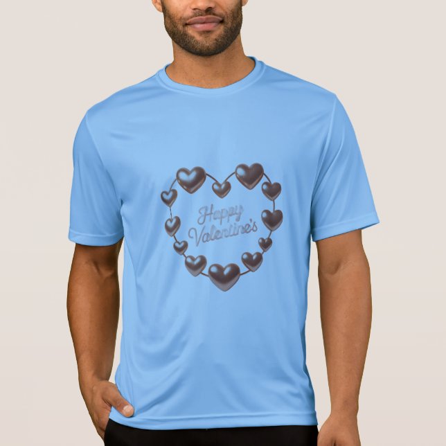 T-shirt Conception de jour de la Saint-Valentin élégante e (Devant)
