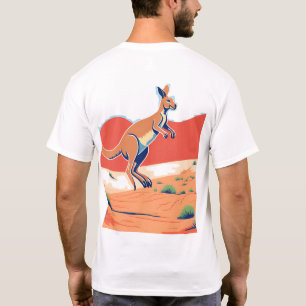 T-shirt Conception de Kangaroo