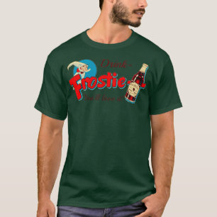 T-shirt Conception de la bière racine Frostie vintage