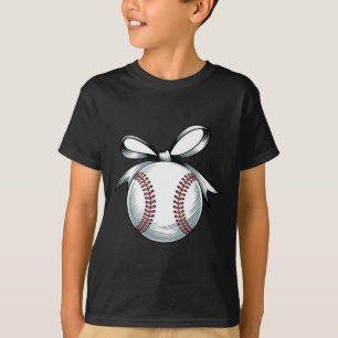 T-shirt Conception de la bow de baseball