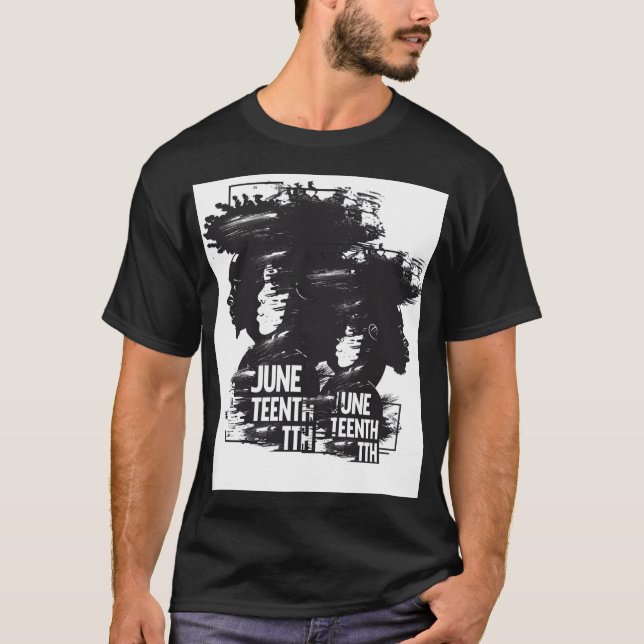 T-shirt Conception de la célébration de la liberté Junetee (Devant)