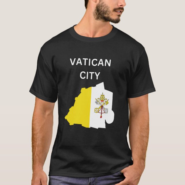 T-shirt Conception de la Cité du Vatican (Devant)