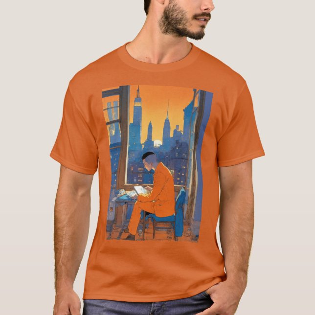 T-shirt Conception de la couverture de la bande dessinée. (Devant)