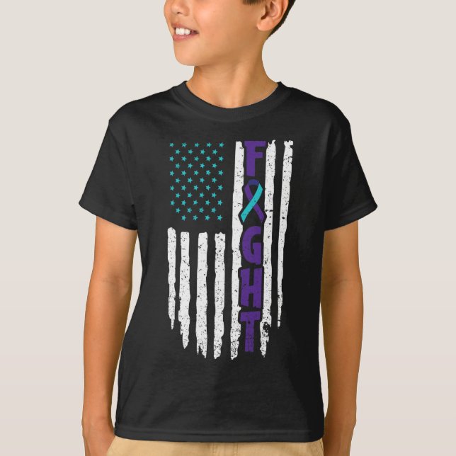 T-shirt Conception de la dépression suicidaire pour un spé (Devant)