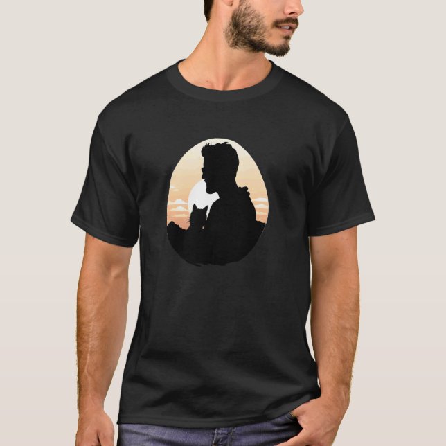 T-shirt Conception de la fête des pères Papa de chat génia (Devant)