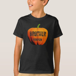 T-shirt Conception de la fête d'Halloween Brother Pumpkin