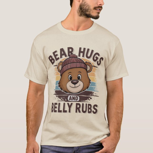 T-shirt Conception de la fierté de l'ours Embracements d'o (Devant)