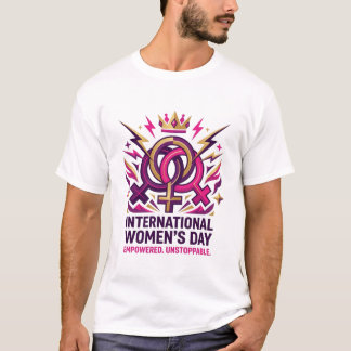 T-shirt Conception de la Journée internationale des femmes