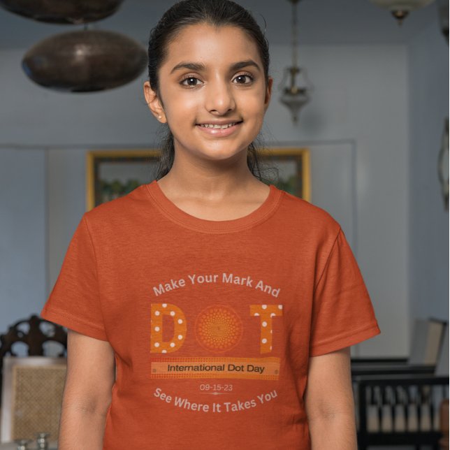 T-shirt Conception de la journée internationale des points (Créateur téléchargé)