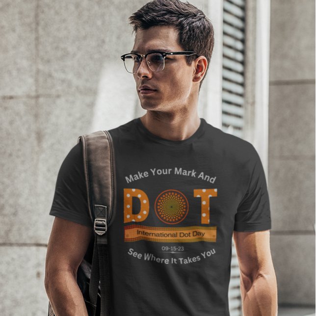 T-shirt Conception de la journée internationale des points (Créateur téléchargé)