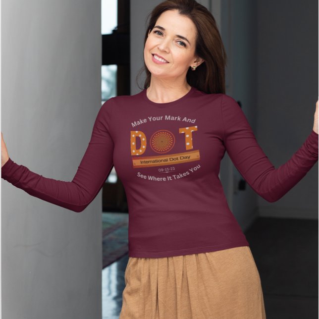T-shirt Conception de la journée internationale des points (Créateur téléchargé)