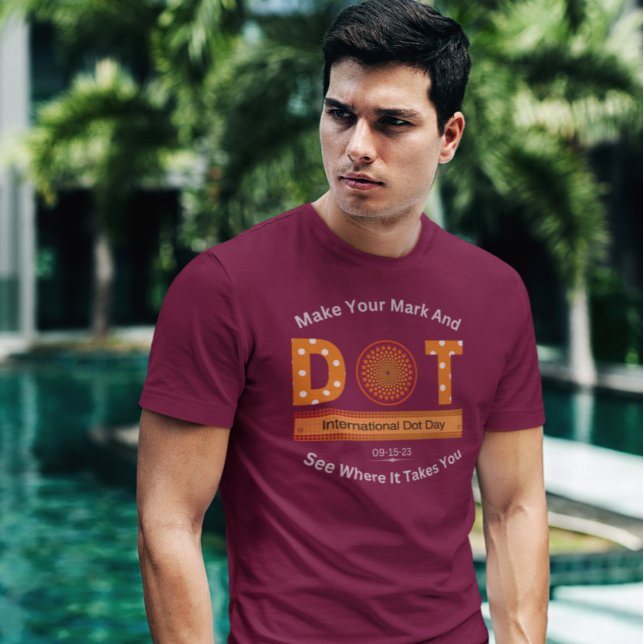 T-shirt Conception de la journée internationale des points (Créateur téléchargé)