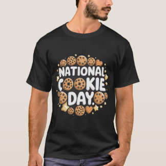 T-shirt Conception de la journée nationale des biscuits