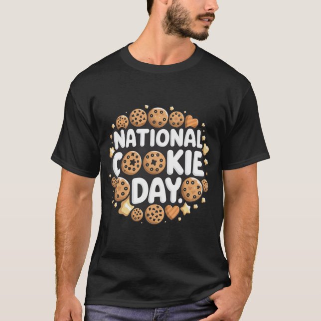 T-shirt Conception de la journée nationale des biscuits (Devant)