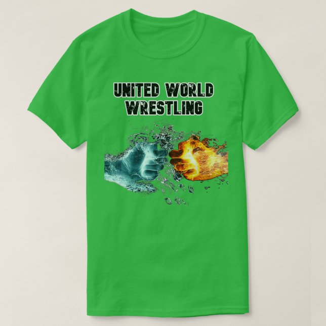T-shirt Conception de la lutte mondiale des Nations Unies (Design devant)