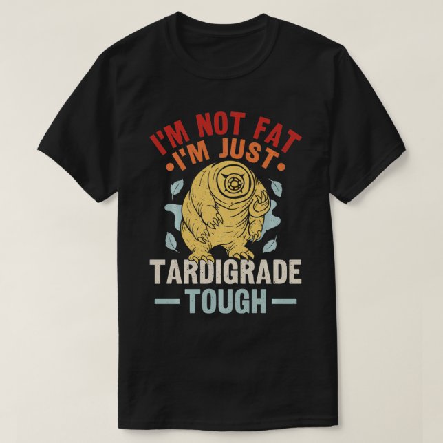 T-shirt Conception de la microbiologie de grade Tardigrade (Design devant)