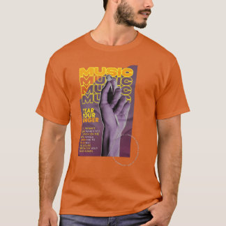 T-shirt Conception de la MUSIQUE Strewear