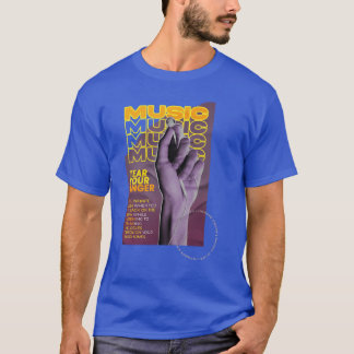 T-shirt Conception de la MUSIQUE Strewear