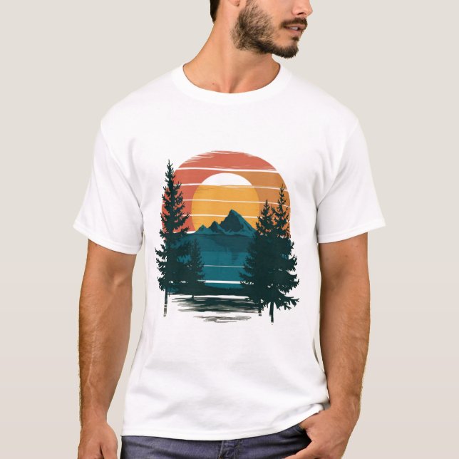 T-shirt Conception de la nature cool (Devant)