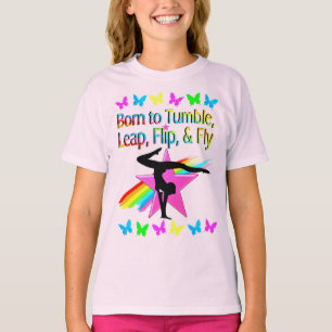 T-SHIRT CONCEPTION DE LA PETITE FILLE GYMNASTICS