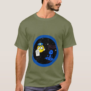 T-shirt Conception de la police spatiale