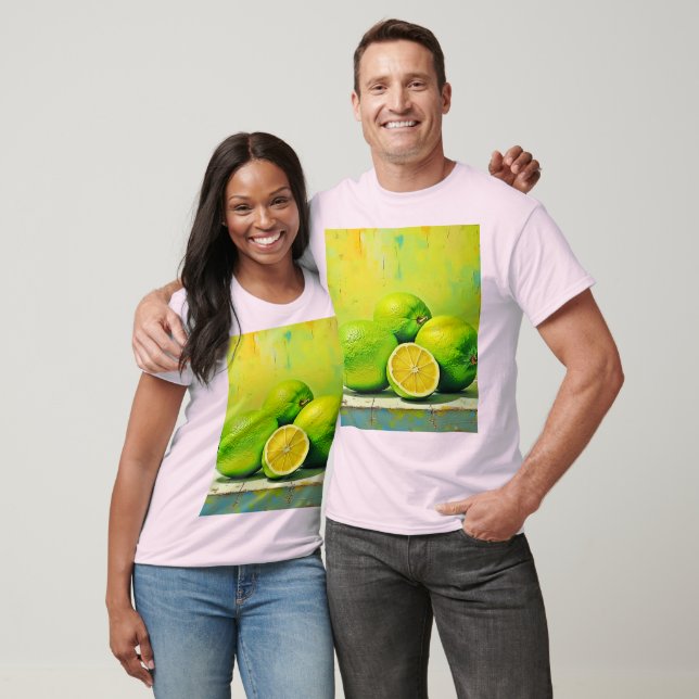 T-shirt Conception de la pop été brillante de Limes (Unisexe)