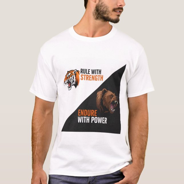 T-shirt Conception de la puissance de fractionnement du ti (Devant)