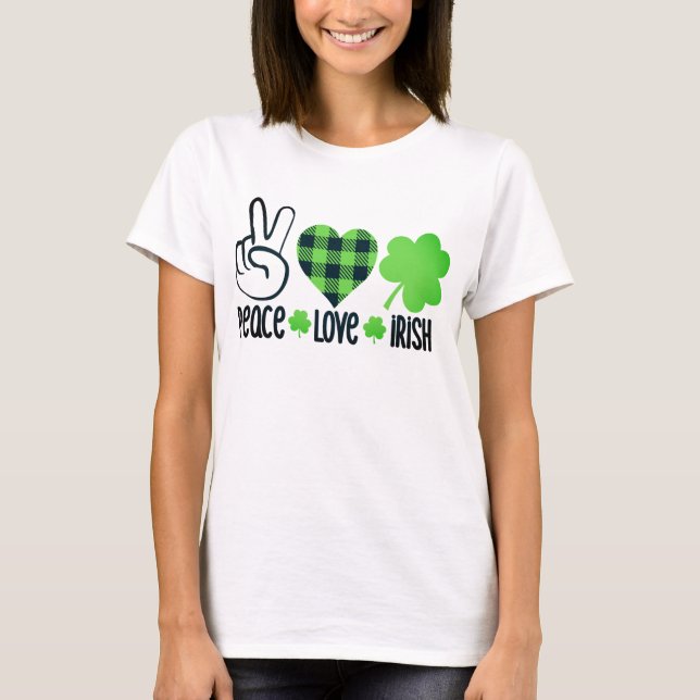 T-shirt Conception de la Saint-Patrick irlandaise de l'amo (Devant)