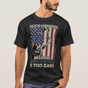 T-shirt Conception de la saison de chasse au canard pour u