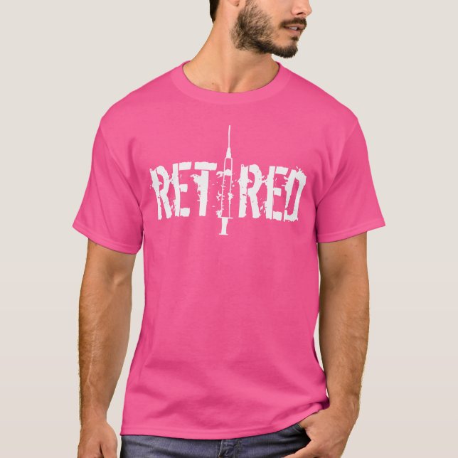 T-shirt Conception De La Seringue Des Infirmières Pour Les (Devant)