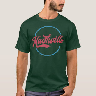 T-shirt Conception de la typographie rétro de Nashville