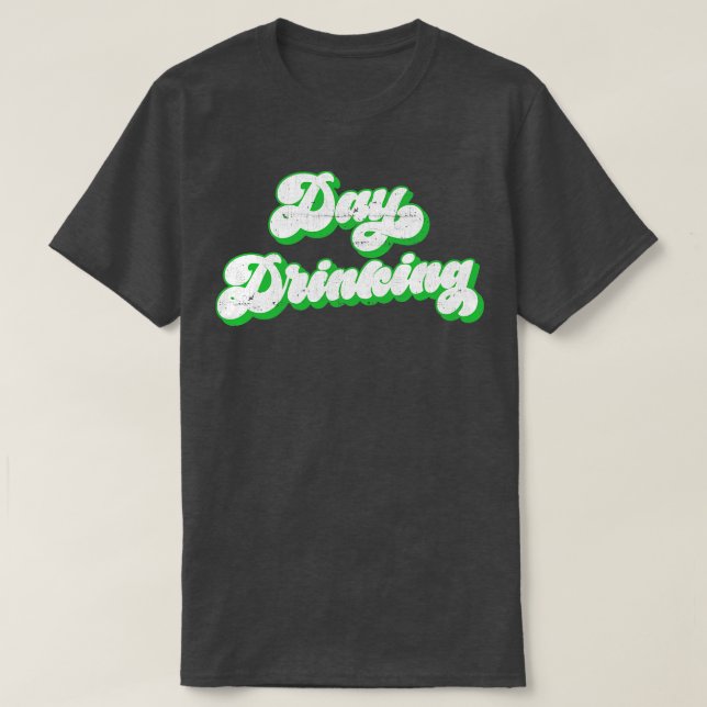 T-shirt Conception de la typographie rétro-jour (Design devant)