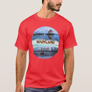 T-shirt Conception de la vie de plage de vibes côtières d'