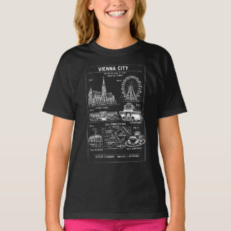 T-shirt Conception de la ville de Vienne