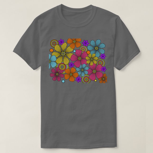 T-shirt Conception de l'alimentation les années 70 (Design devant)