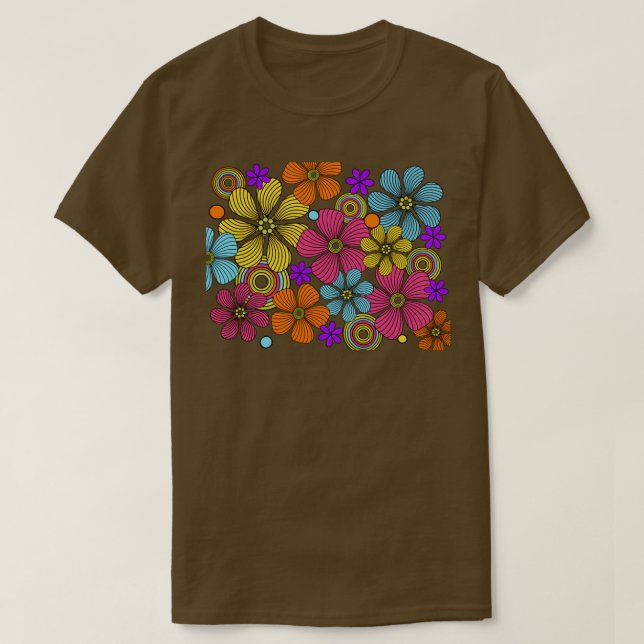 T-shirt Conception de l'alimentation les années 70 (Design devant)
