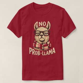 T-shirt Conception de lama drôle «Prob-Llama» 