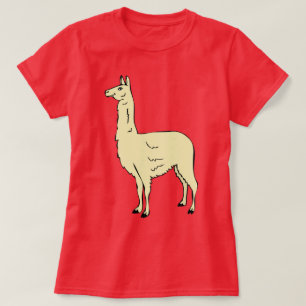 T-shirt Conception de lama mignon #1