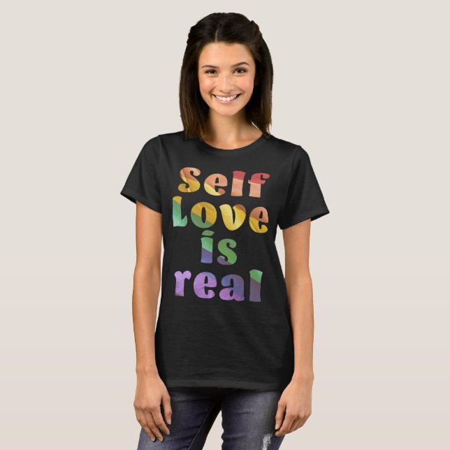 T-shirt Conception de l'amour-propre (Devant entier)
