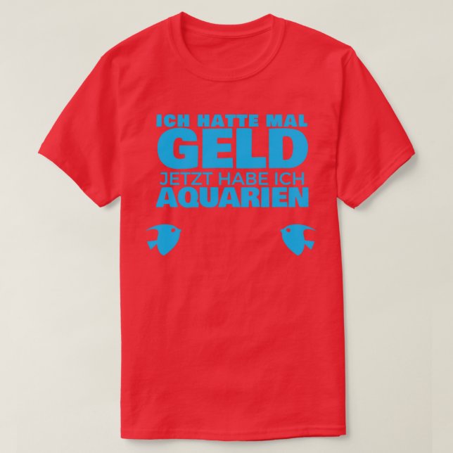 T-shirt Conception de l'aquarium 2 (Design devant)
