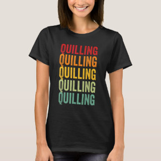 T-shirt Conception de l'arc-en-ciel de l'hobbyiste de Quil