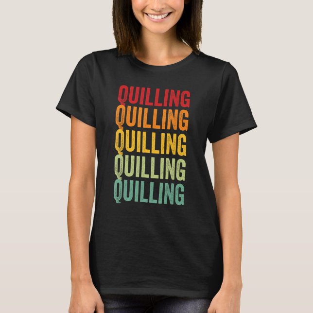 T-shirt Conception de l'arc-en-ciel de l'hobbyiste de Quil (Devant)