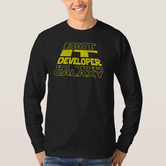 T-shirt Conception de l'arrière de l'espace de développeur (Devant)