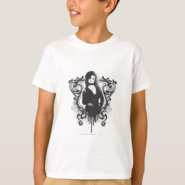 T-shirt Conception de l'art sombre de Bellatrix Lestrange (Devant)