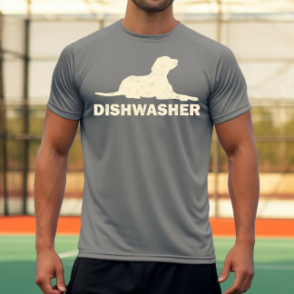 T-shirt Conception de lave-vaisselle Doggy